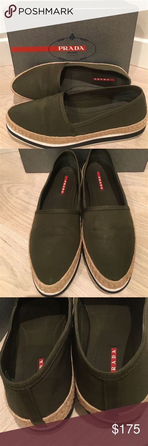 prada rubber sandals mens|Prada espadrilles men's.